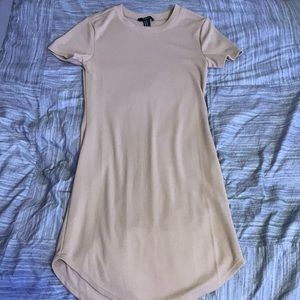 Nude dress from Forever 21.